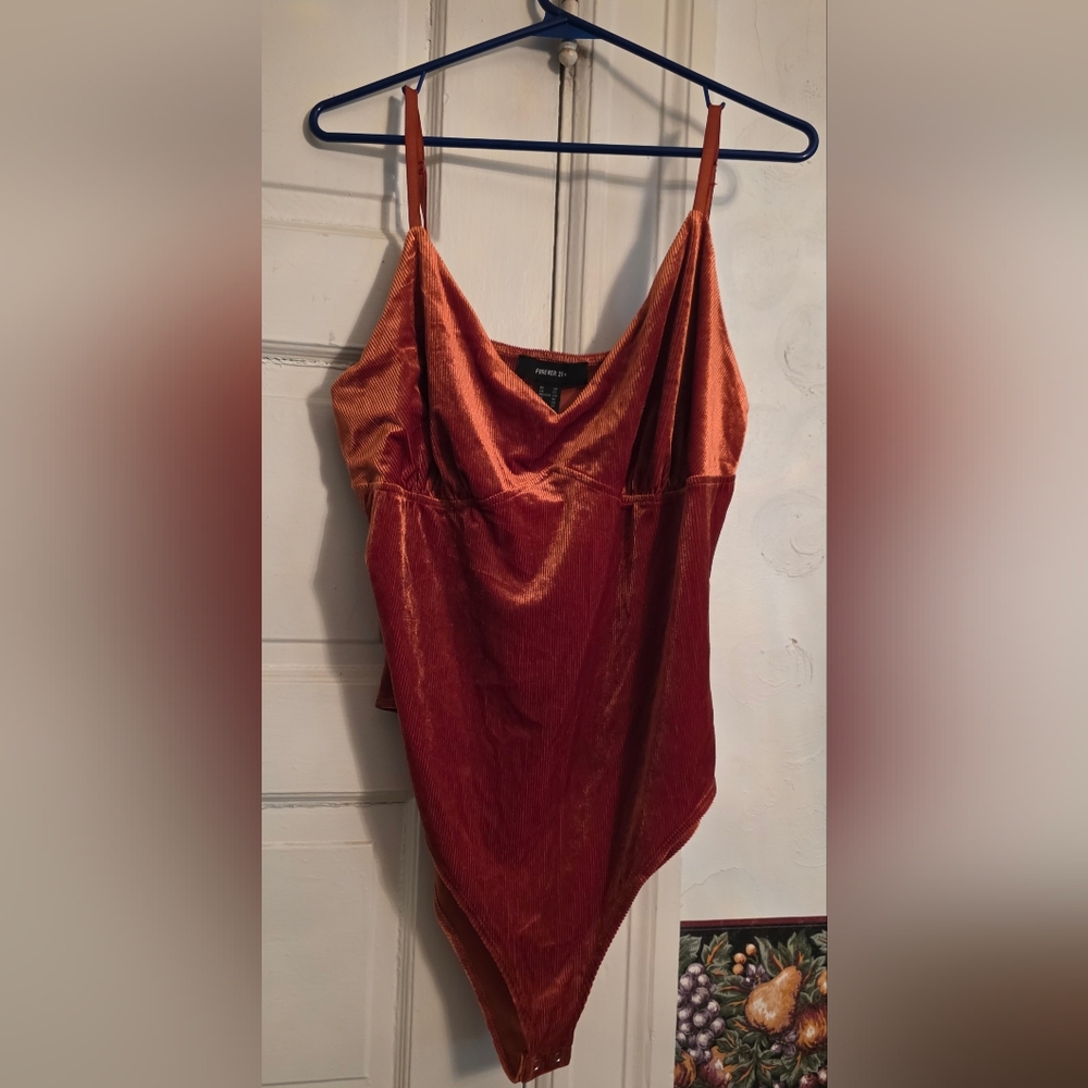 Forever 21 size 2x Burnt Orange Body Suit
